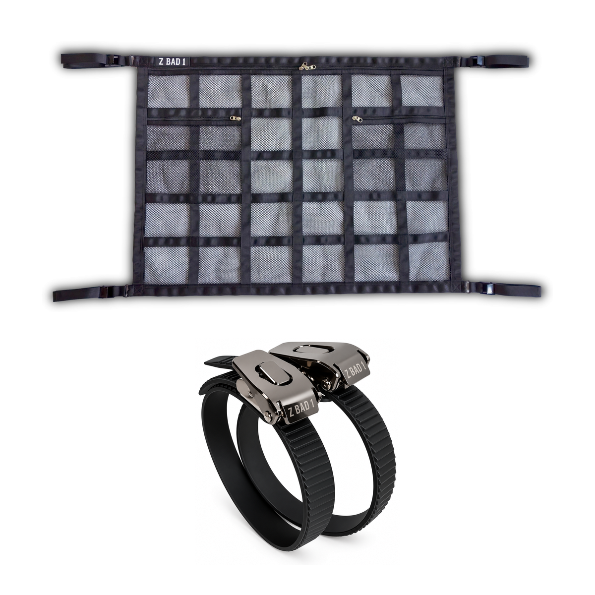 Gen 2 Cargo Net + GripLock Straps Bundle