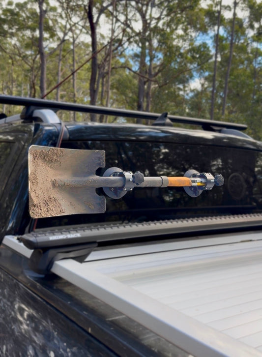ZBAD1 - Double Suction Mount Shovel Holder