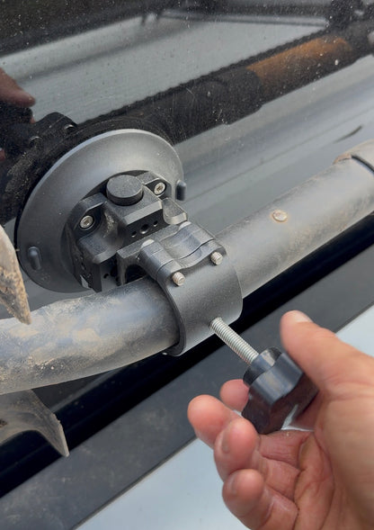 ZBAD1 - Suction Mount Shovel Holder