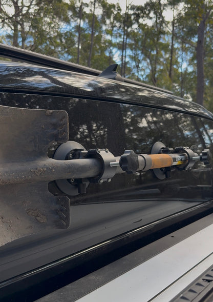 ZBAD1 - Suction Mount Shovel Holder