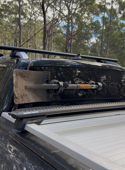 ZBAD1 - Suction Mount Shovel Holder