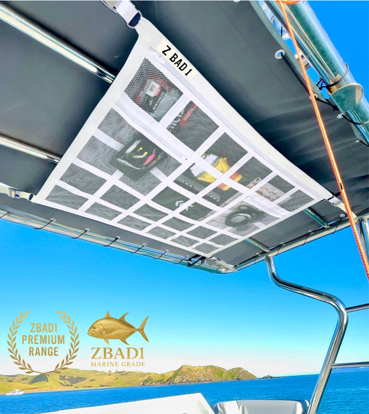 ZBAD1 - White Marine Grade Premium Cargo Net