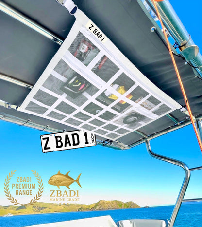 ZBAD1 - White Marine Grade Premium Cargo Net