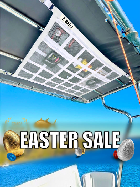 ZBAD1 - White Marine Grade Premium Cargo Net