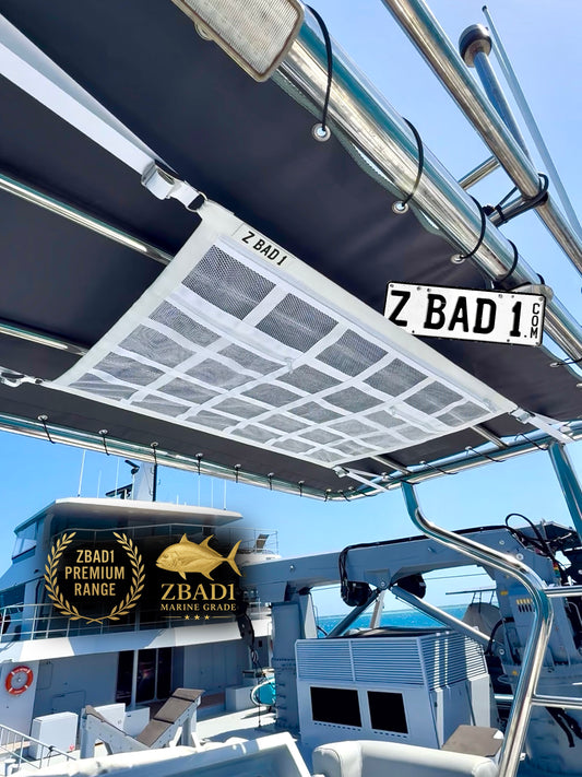 ZBAD1 - White Marine Grade Premium Cargo Net