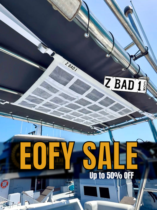 ZBAD1 - White Marine Grade Premium Cargo Net