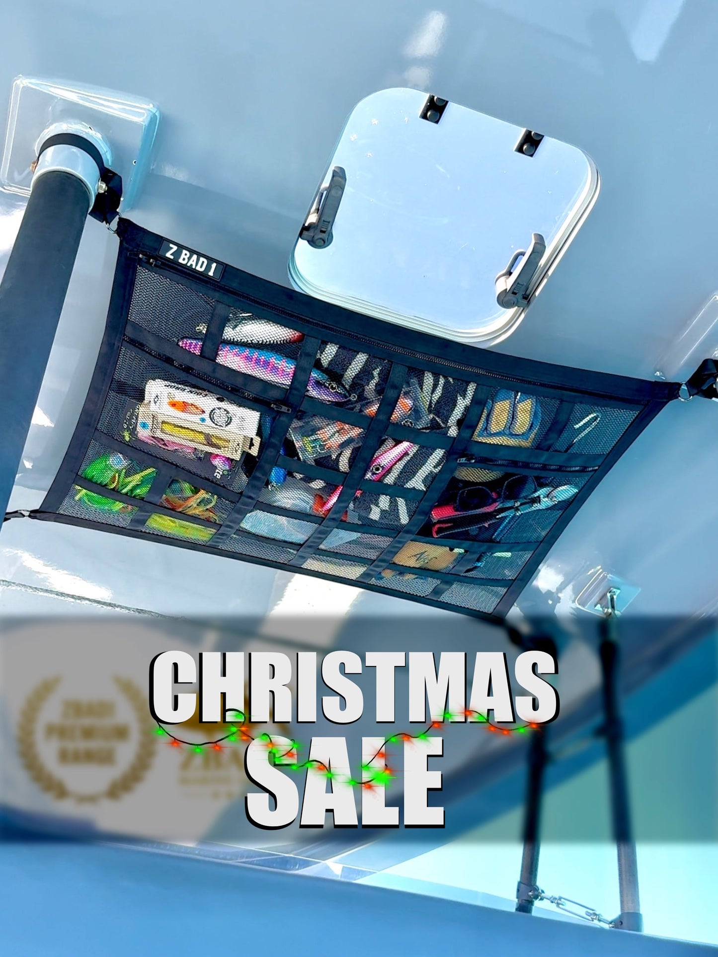 ZBAD1 - Black Marine Grade Premium Cargo Net