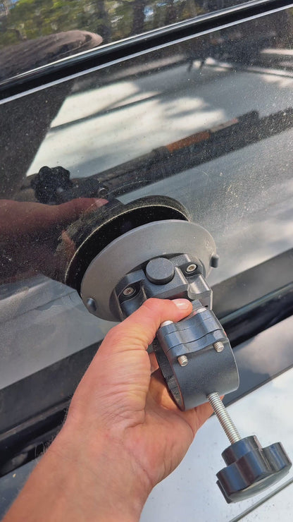 ZBAD1 - Double Suction Mount Shovel Holder
